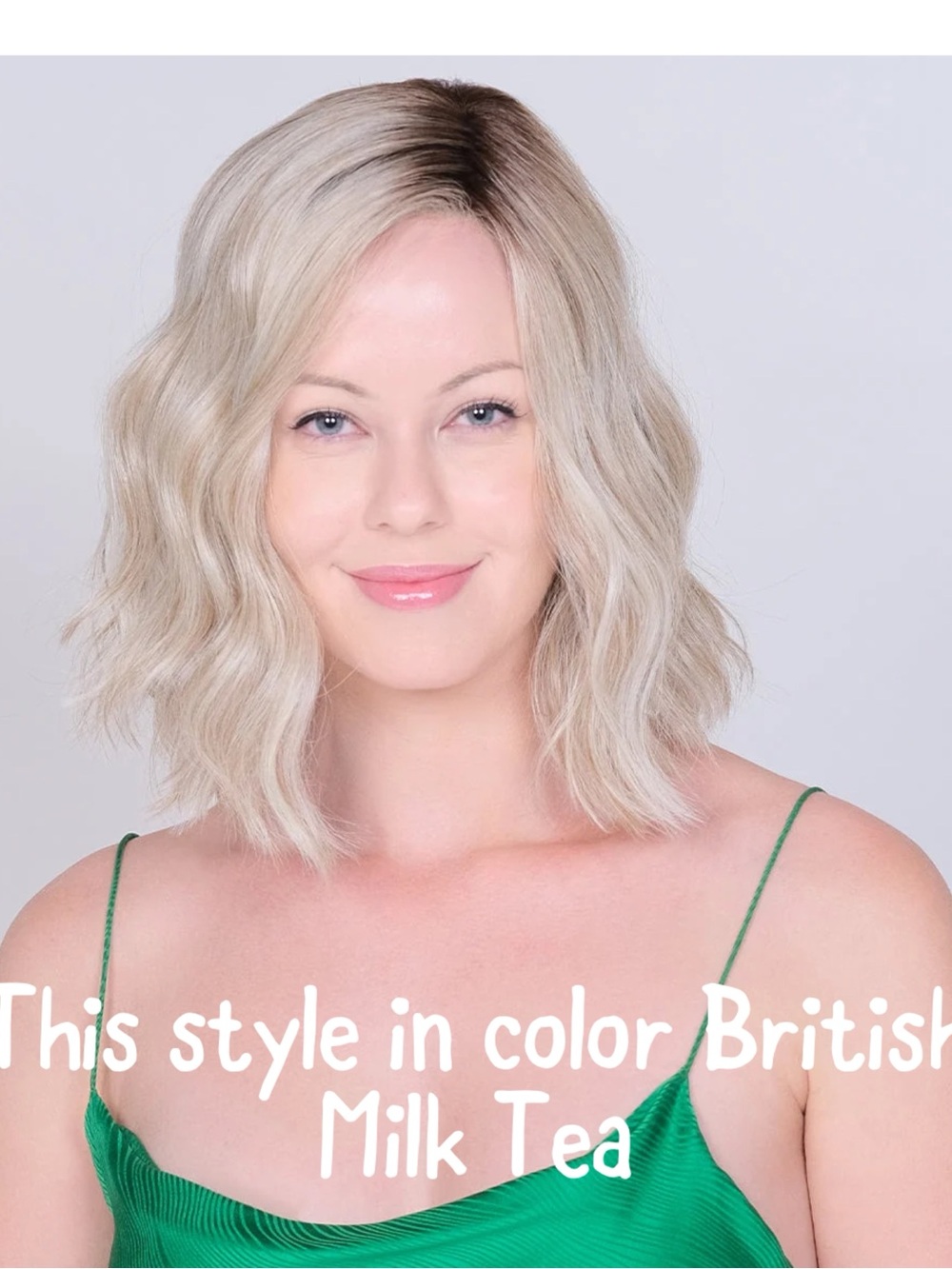 Belle Tress Califia beachy wavy wig in British Milk Tea lace front worn once